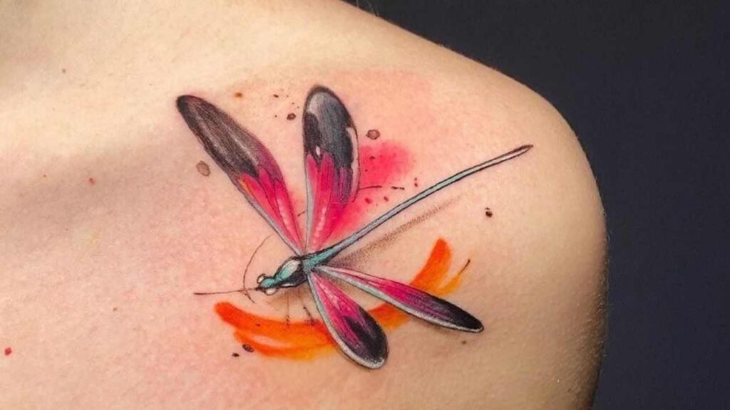 Red Dragonfly Tattoo Meaning